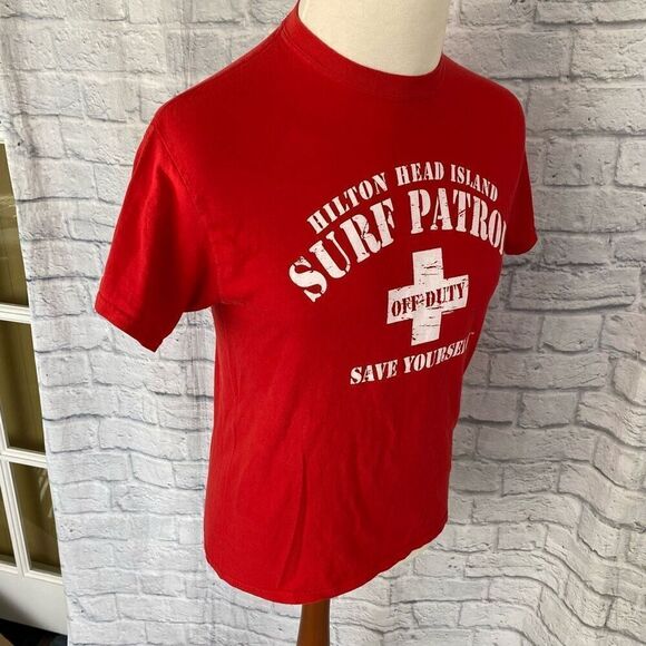Hilton Head Island Surf patrol lifeguard short sleeve Crewneck t-shirt - Picture 3 of 7